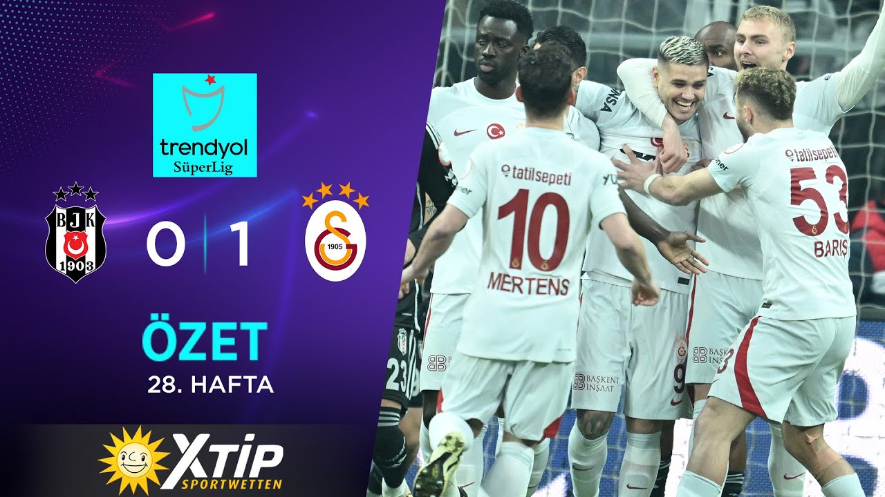 MERKUR BETS | Beşiktaş (0-1) Galatasaray - Highlights/Özet | Trendyol Süper Lig - 2023/24