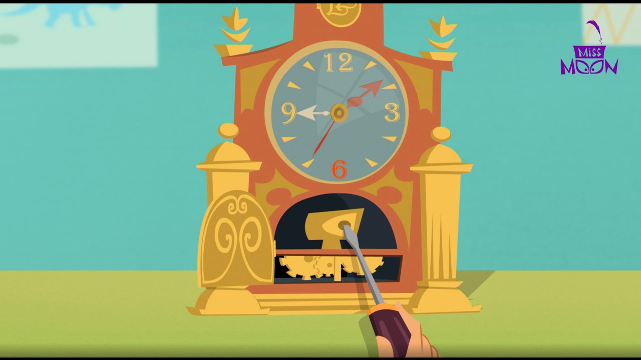 Going back in time | Miss Moon (S01E33) | Cartoon for Kids