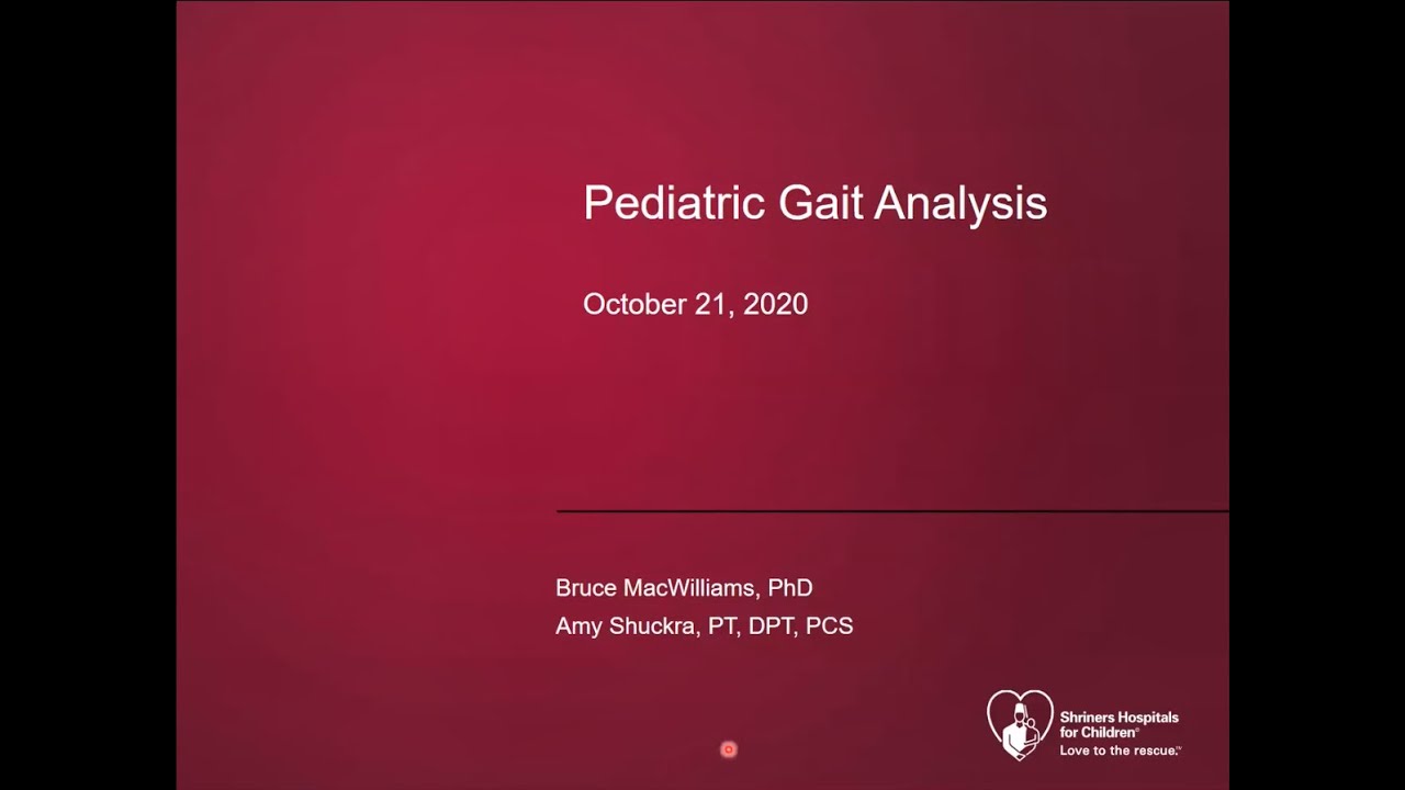 Pediatric Gait Analysis