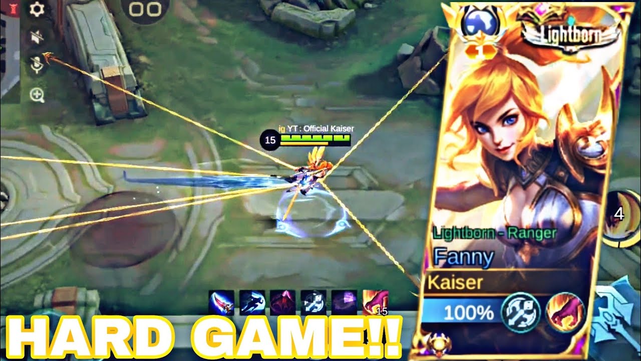 HARD GAME!! FANNY GAMEPLAY SOLO RANKED KETEMU GLOBAL ZILONG?! SUMPAH OP BANGET GUYS ZILONGNYA - MLBB