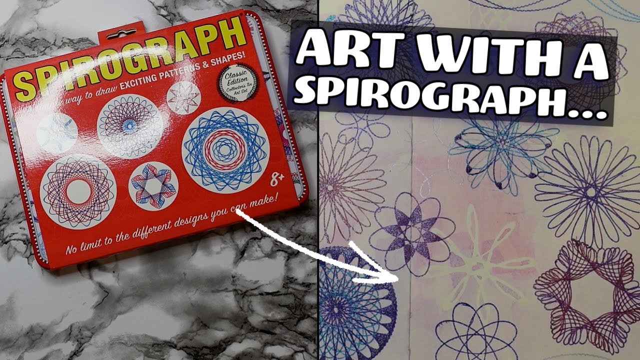 Spirograph Art Testing what Art Supplies Work #spirographinspiration