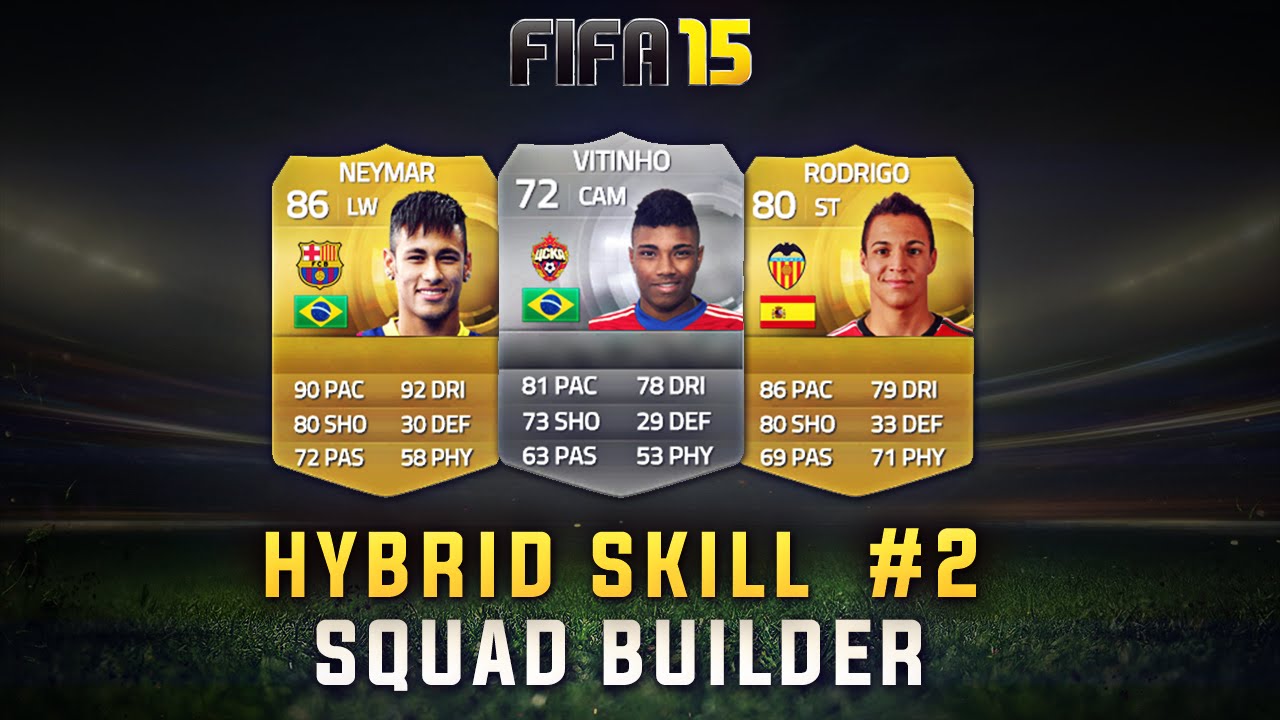 [RUS] FIFA15 - Hybrid Skill Squad Builder #2 ft. Vitinho, Neymar & Rodrigo