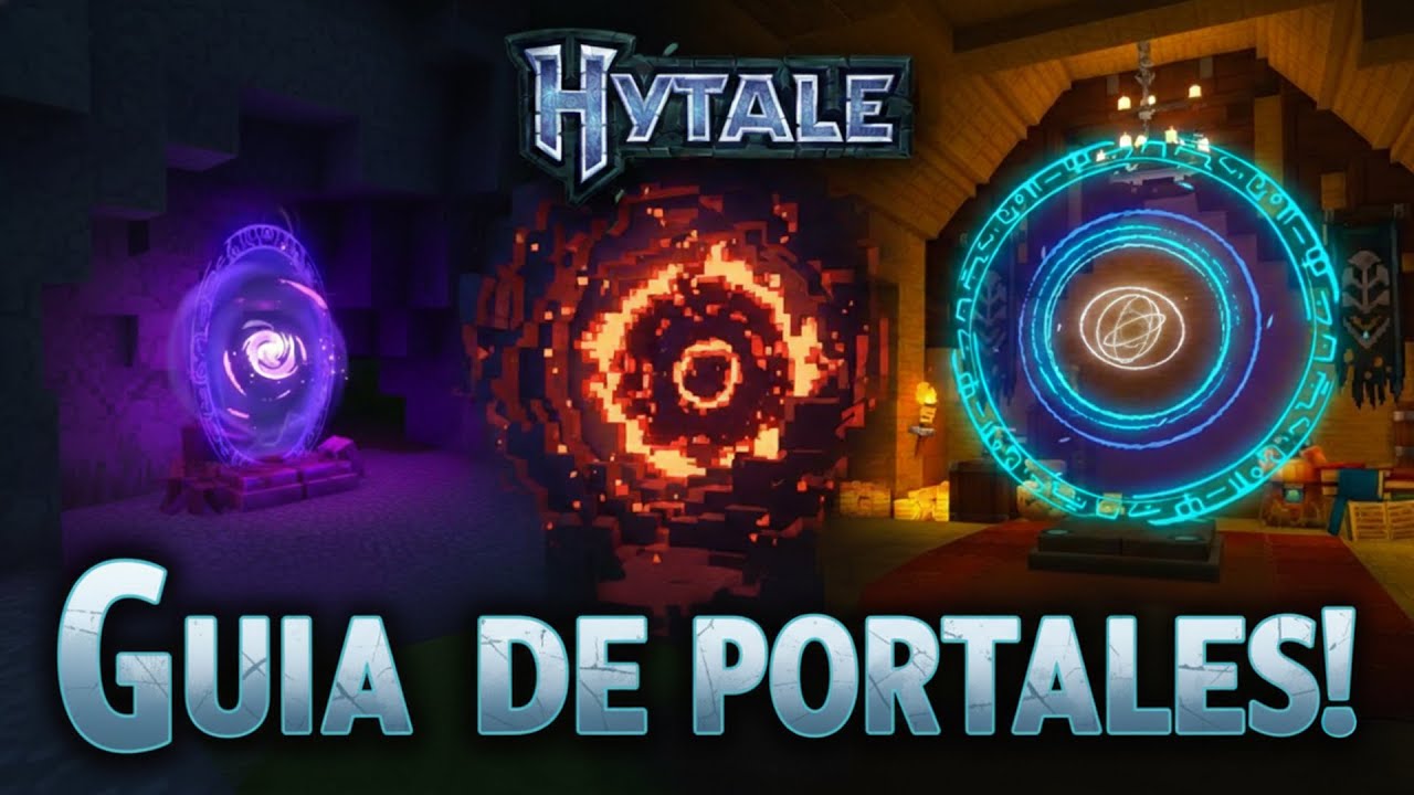 HYTALE - COMO HACER PORTALES! y PROBLEMAS!