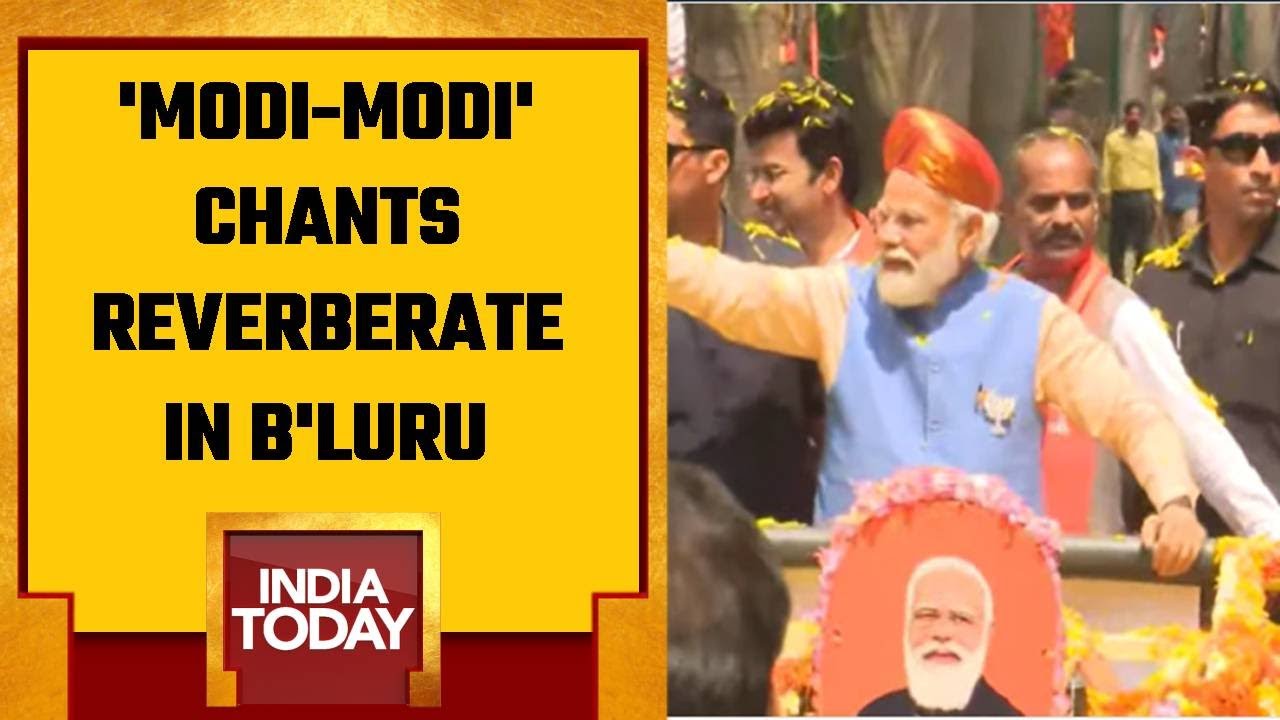 Watch: Sea Of Supporters In PM Modi&rsquo;s 26-km Roadshow In Bengaluru | Karnataka Election