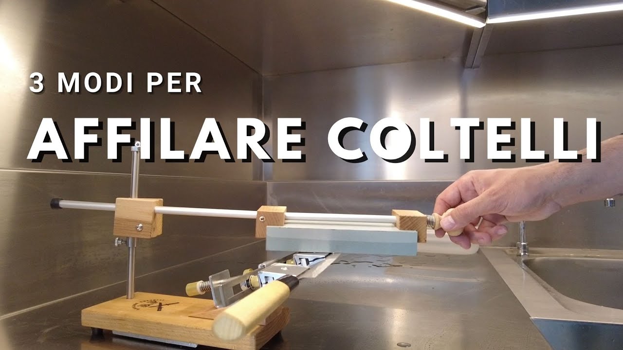Come si affilano i coltelli ?*TI SVELO 3 MODI DIVERSI PER FARLO* [PIETRA, ACCIAINO E...?] Tutorial