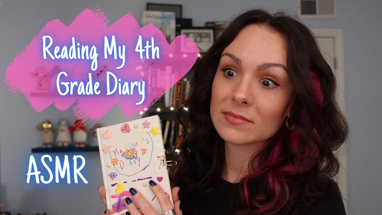 ASMR Reading My 4th Grade Diary 😳 (Whispered)