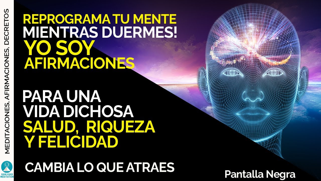 Pantalla Negra ~ Yo Soy Afirmaciones | Para Una Vida Dichosa, Salud, Riqueza Y Felicidad