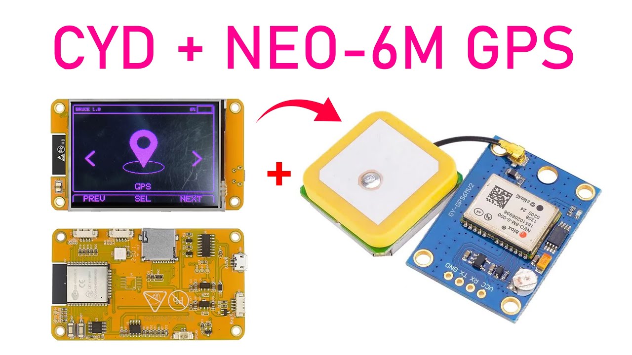 How to Connect & Use NEO-6M GPS with ESP32 and Cheap Yellow Display (CYD) on Bruce Firmware