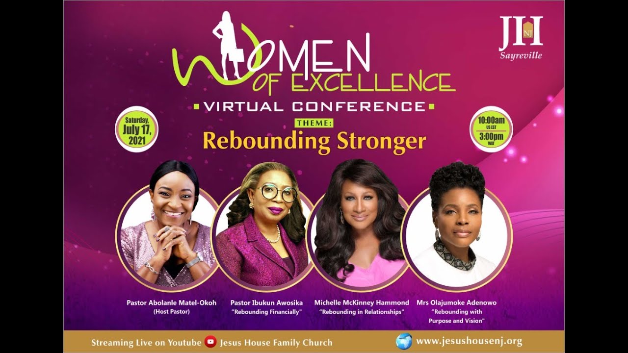 JHNJ- Women of Excellence Conference || Mrs Olajumoke Adenowo ||Rebounding with Purpose and Vision