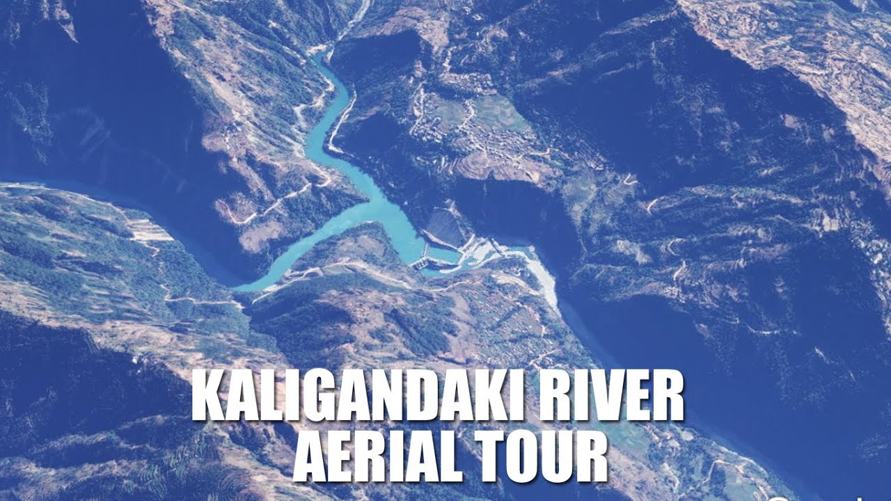 Kaligandaki River Nepal, aerial tour || Kaligandaki corridor || Gandaki river