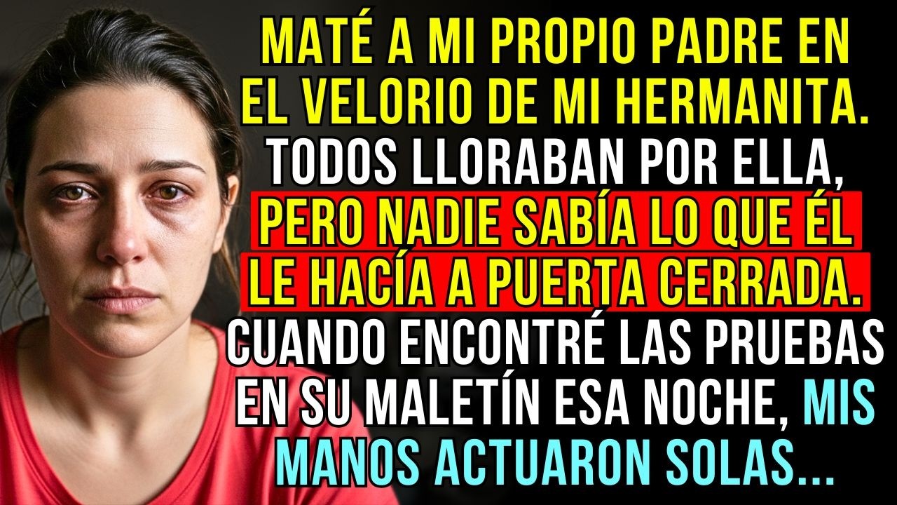 ELLA MATÓ A SU PADRE EN EL VELORIO DE SU HERMANA. TODOS LLORABAN, PERO NADIE SABÍA LA VERDAD OCULTA