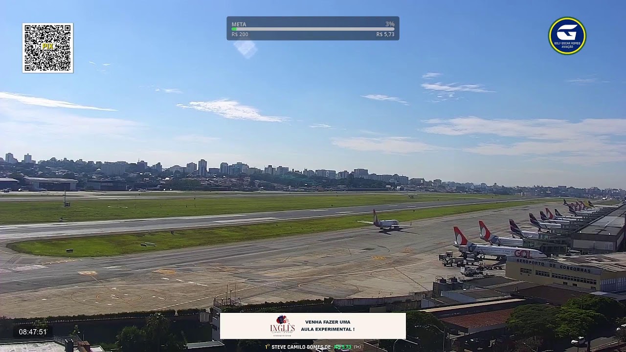 SBSP LIVE #1 - Aeroporto de São Paulo AO VIVO - CGH Airport - 18/02 Manhã