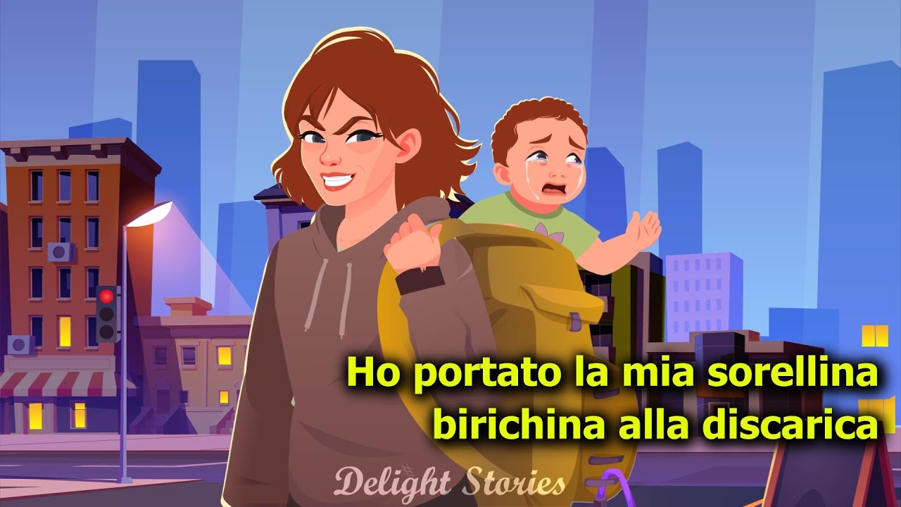 Ho portato la mia sorellina birichina alla discarica