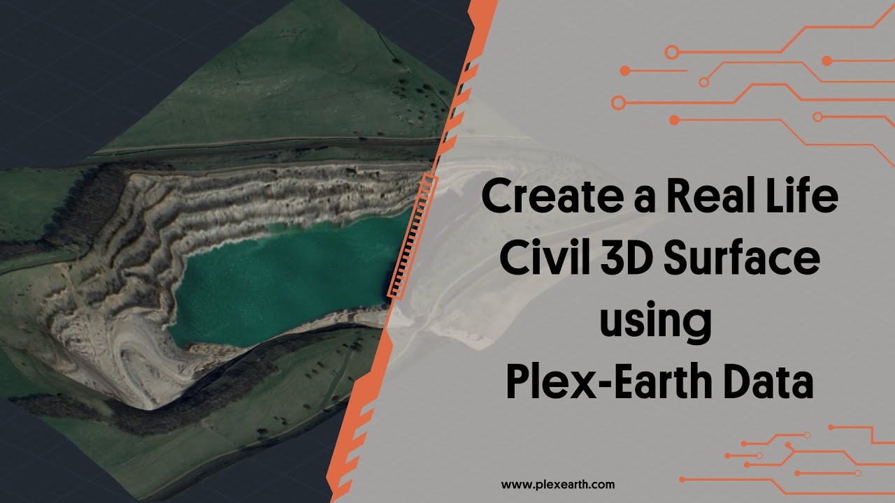 Create a Real‑Life Civil 3D Surface using Plex-Earth Data
