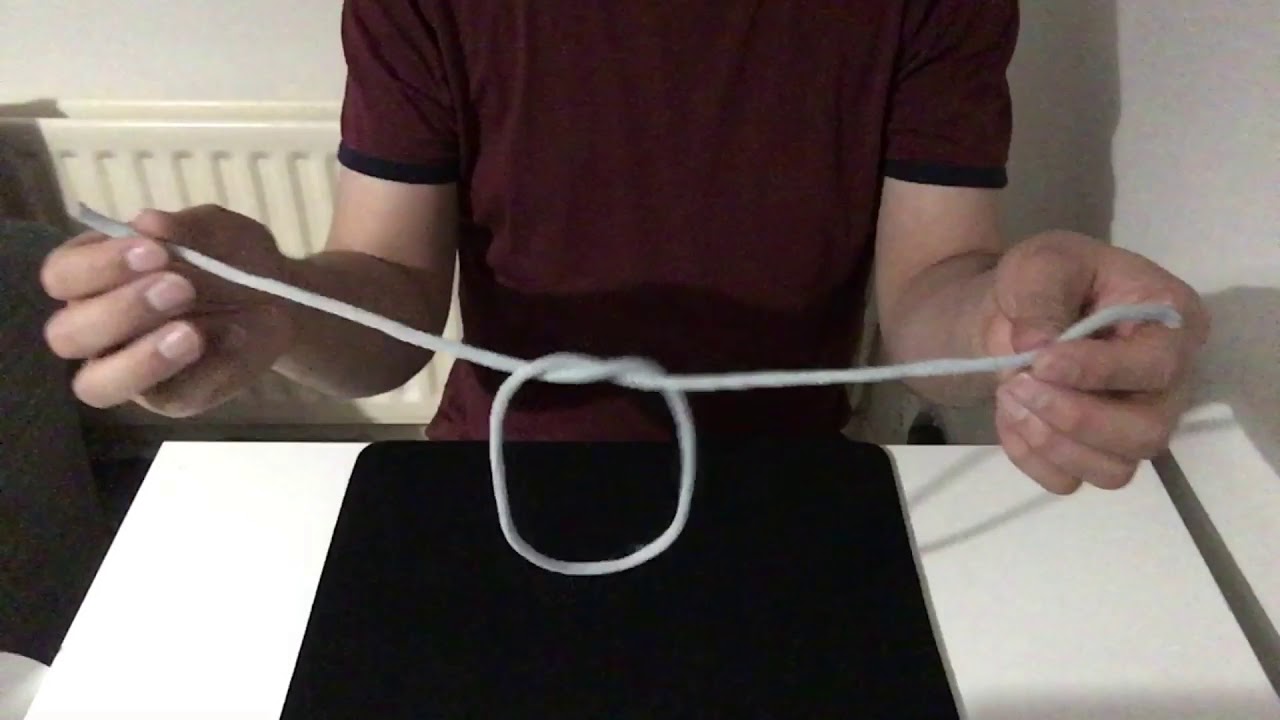 Easy  dissolving knot beginners rope trick