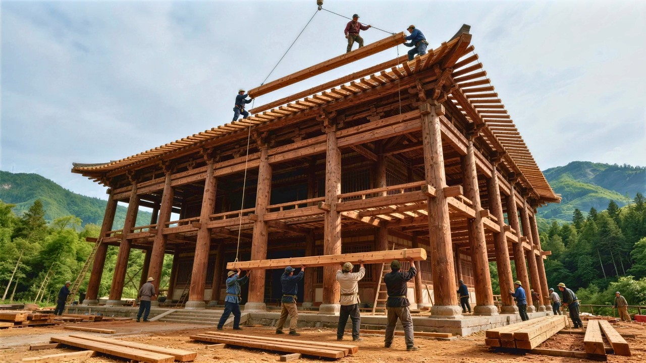 Building Back a MASSIVE Century-Old Wooden House in 180 Days