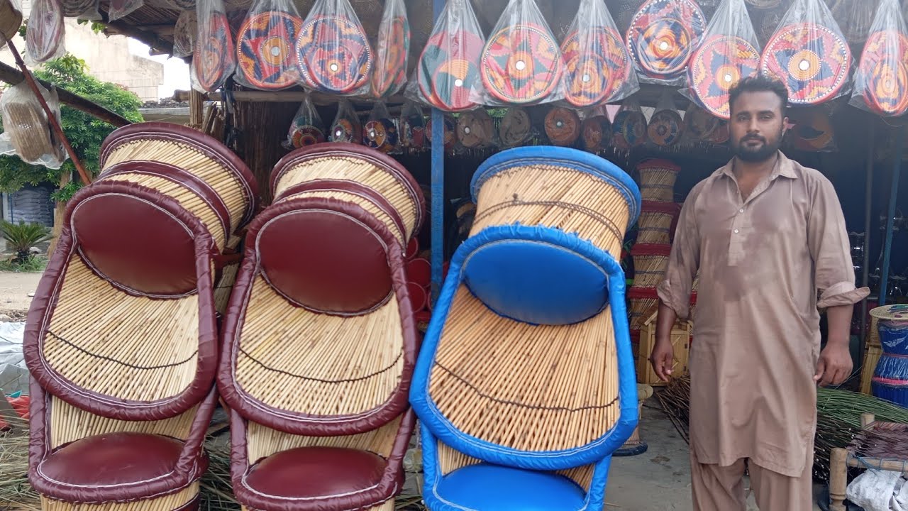 HOW TO WEAVE A BAMBOO STOOL. | BAMBOO CRAFT