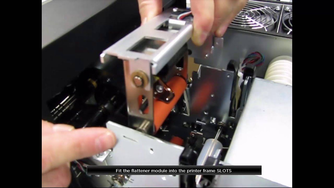 FARGO HDP8500 How to Install ISO card flattener
