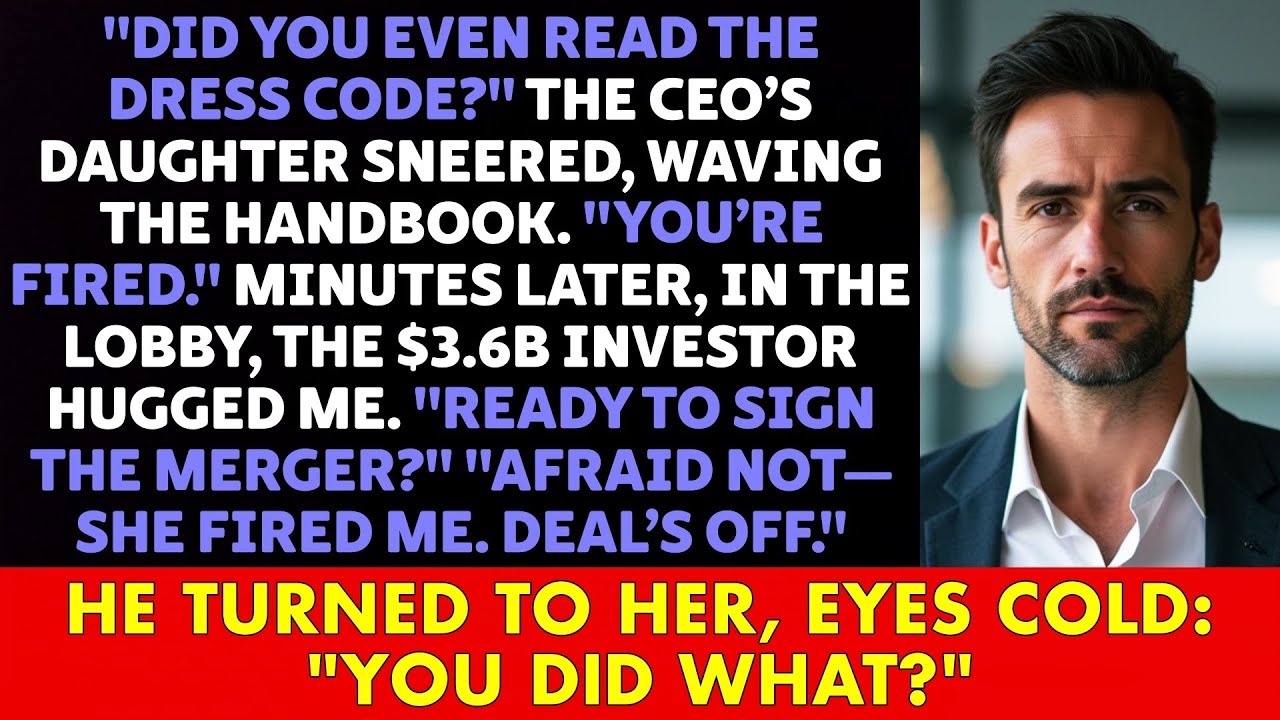 Дочь генерального директора уволила меня из-за дресс-кода — она не знала, что я контролировал сде...