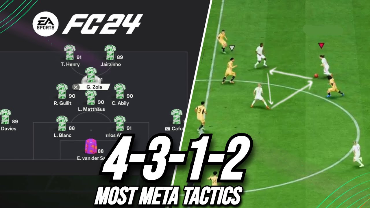 INSANE META TACTICS POST PATCH! Best 4312 Custom Tactics EA FC 24
