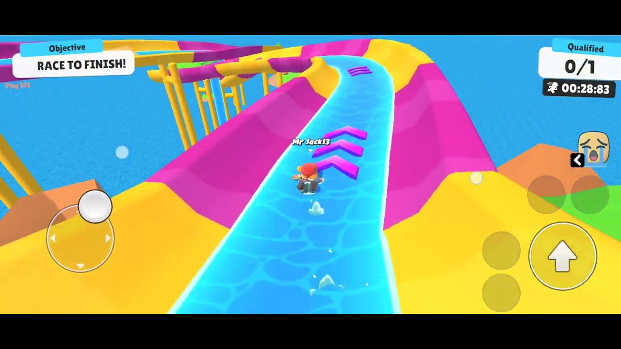 Part 2 Playing (stumble guys) full 14 mintues gameplay