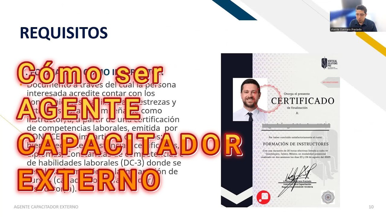 Cómo darte de alta como Agente Capacitador Externo