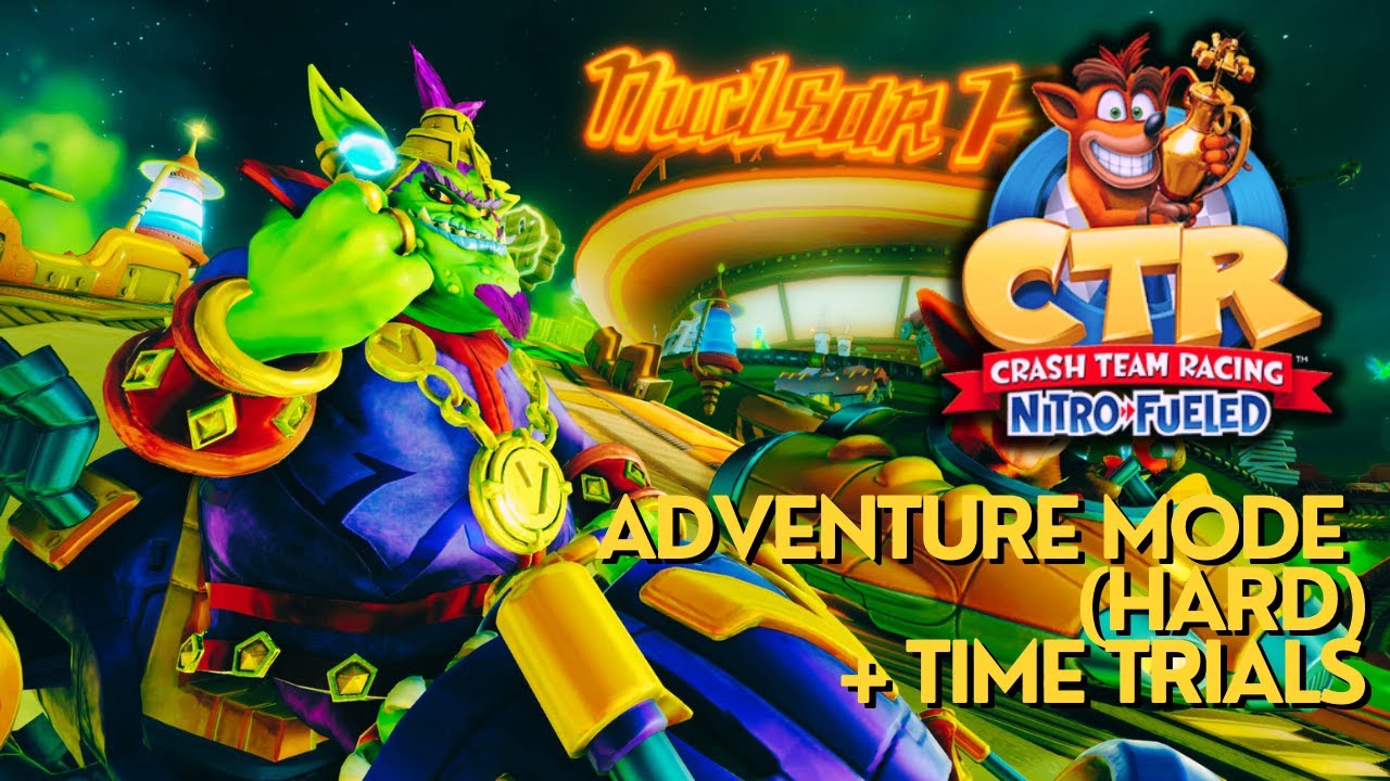 CRASH TEAM RACING NITRO FUELED (PS5): CONTINUANDO ADVENTURE MODE NO HARD (Live Caiu F)