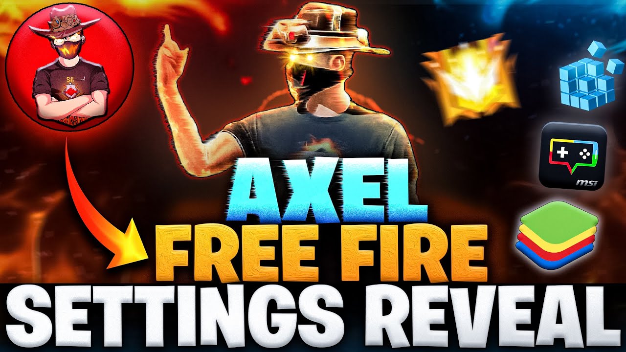 Revealing NG Axel Free Fire PC Settings For No Recoil Headshot FPS Boost | BlueStacks 5 | MSI 5