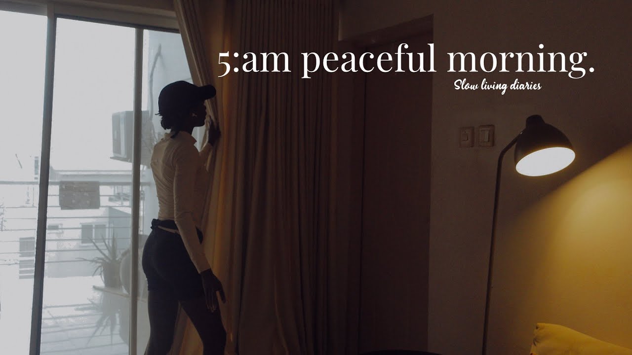 why i started waking up at 5:30 am ☁️ | Peaceful introvert  Morning Routine in Lagos 