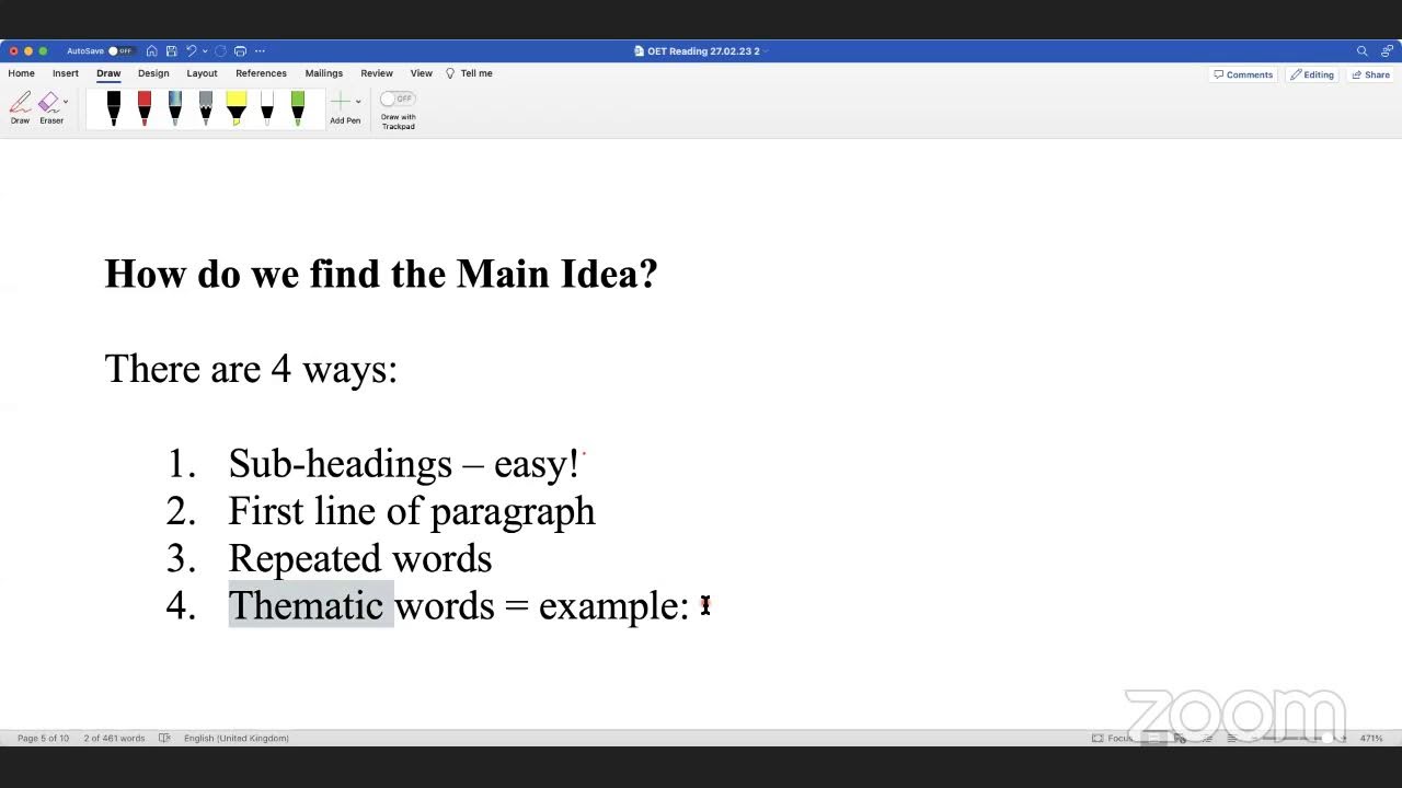 OET Reading Part A