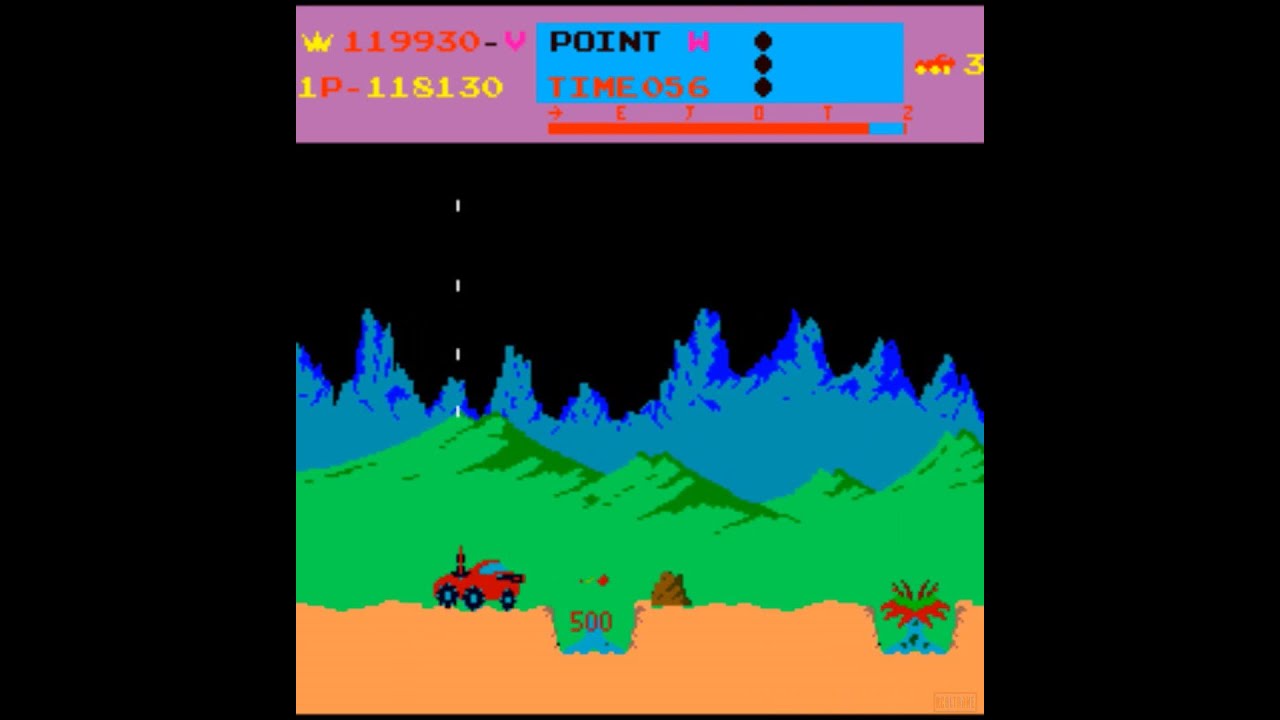 Moon Patrol [Arcade] - 1CC - Difficulty Level: Default