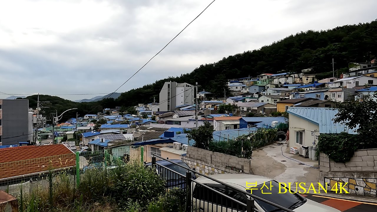 [BUSAN 부산 4K HDR] 안창마을, 부산 마지막 달동네  Highest located hillside village, Anchang Village Busan, Korea