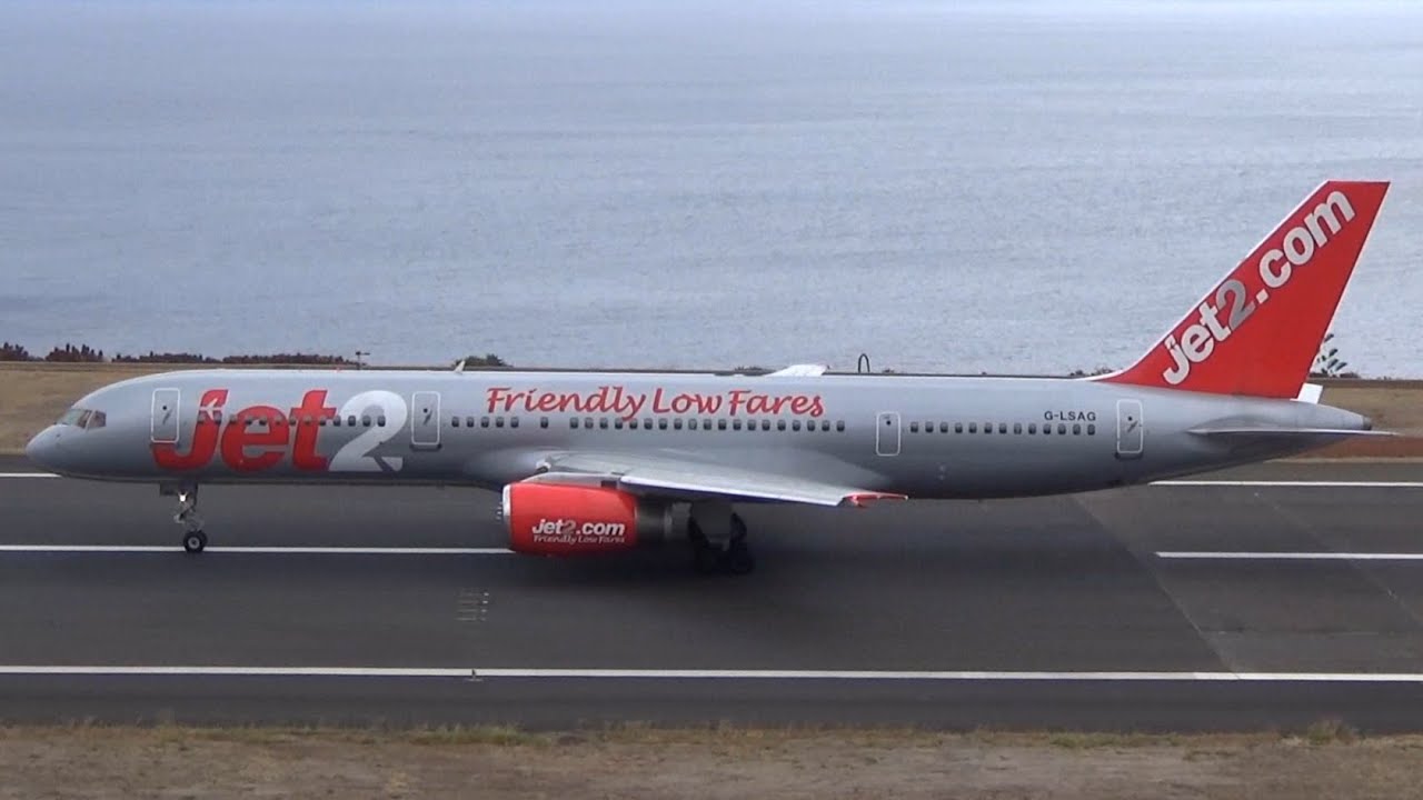 Jet2 B757-21B | Takeoff Madeira Airport | G-LSAG