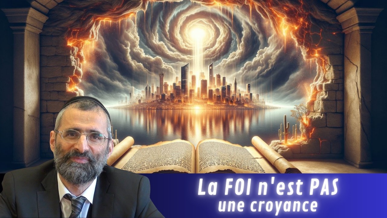 La FOI n'est PAS une croyance - Rav Ron Chaya