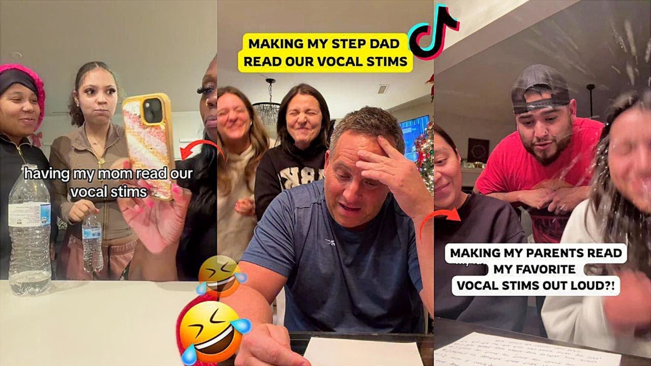 MAKING MY PARENTS READ MY VOCAL STIMS⁉️🤣 - TIKTOK COMPILATIONS