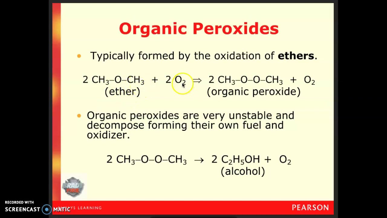 Oxidizers #3 - Common Oxidizers