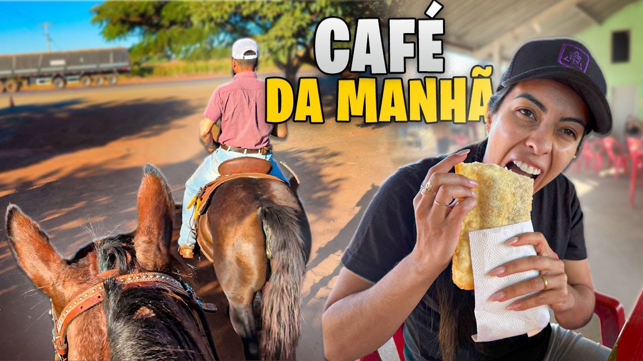 REPASSO a CAVALO com NAMORADO pra COMER PASTEL e CALDO de CANA !!