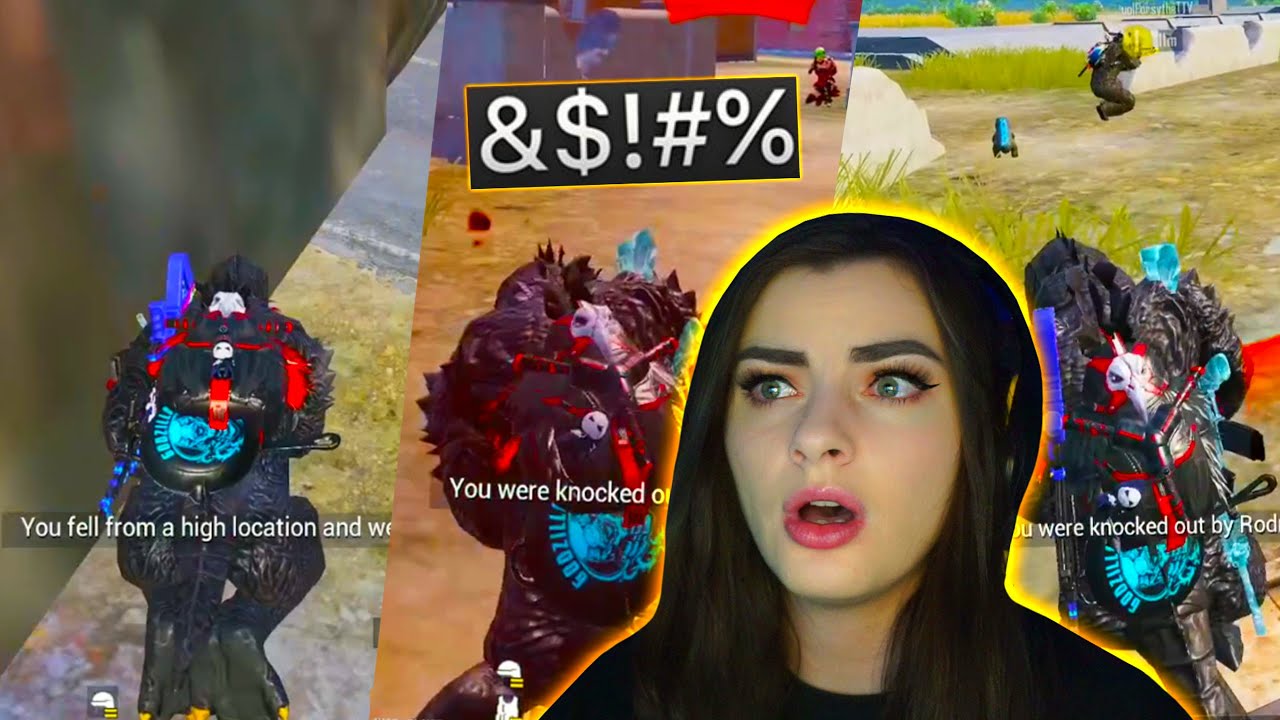 Her Gaming getting knocked for 2 minutes straight