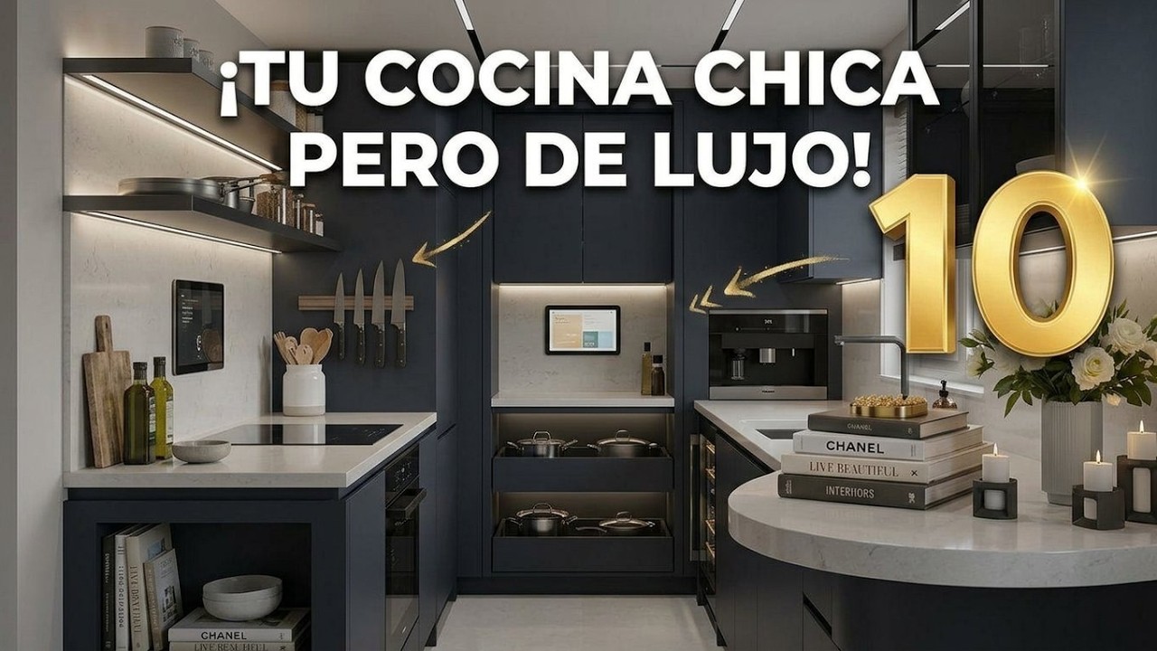 🔥TE DIGO TODOS LOS TIPS PARA UNA COCINA PEQUEÑA DE 10!🔥