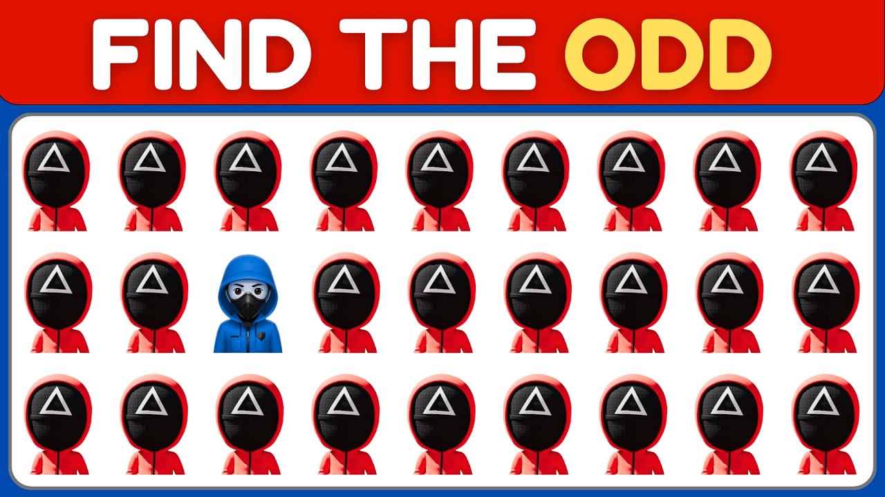 Find The ODD One Out  - Squid Game Edition | Easy to Hard Emoji Quizzes