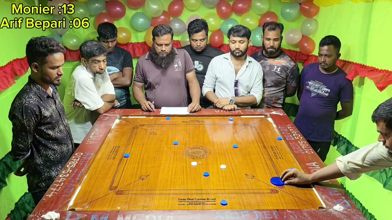 নিউ ক্যারাম টুর্নামেন্ট ২০২৫ মনের বানাম আরিফ বেপারী      হাড্ডাহাড্ডি লড়াই  #everyone 