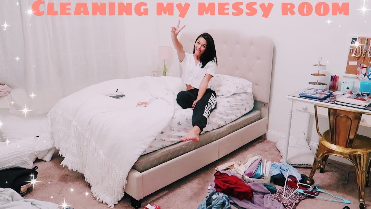 Cleaning my messy room