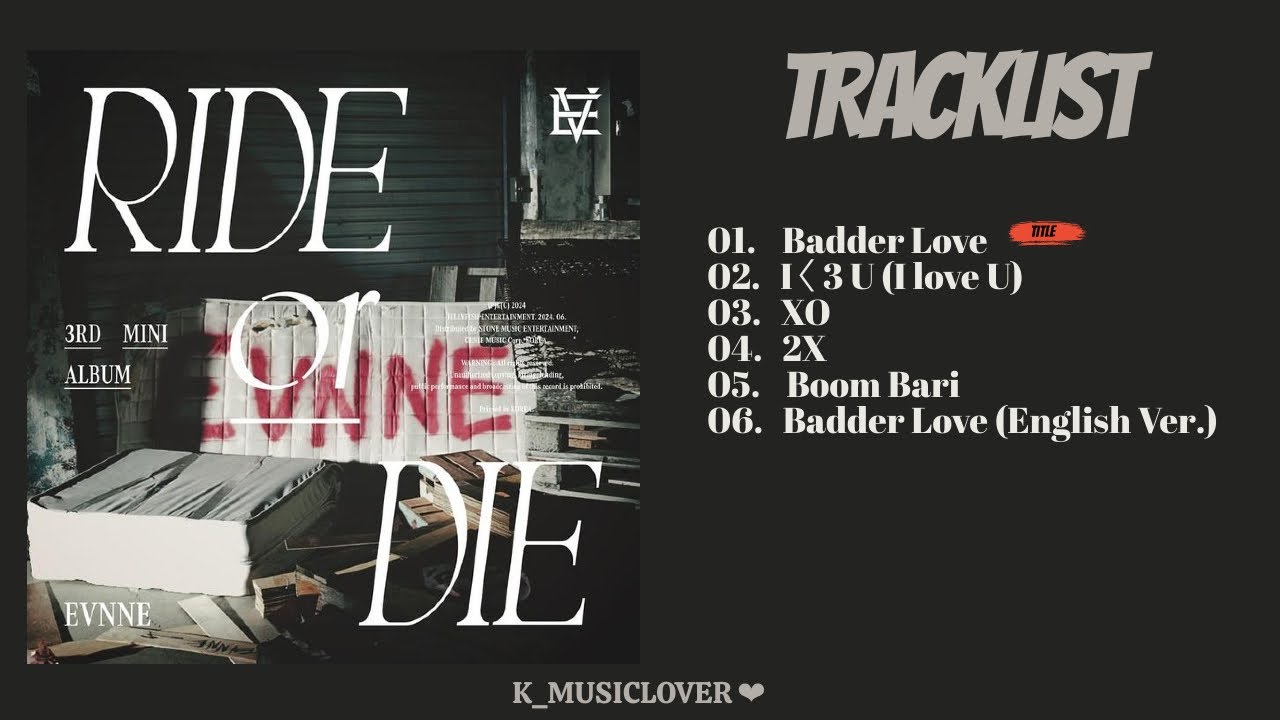 EVNNE (이븐) - 3RD MINI ALBUM [RIDE or DIE]