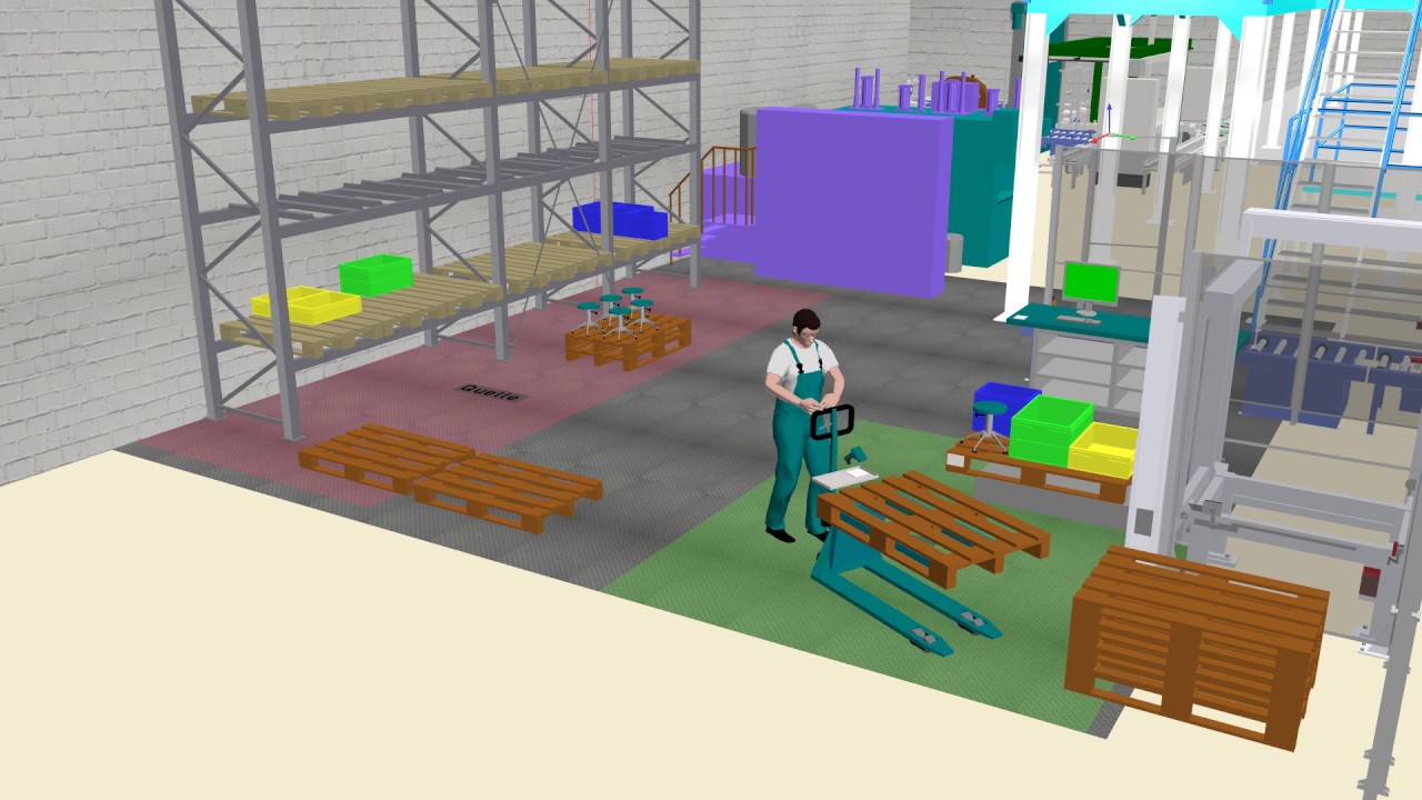 ema: Human Simulation am Beispiel der Kommissionierung in der Logistik