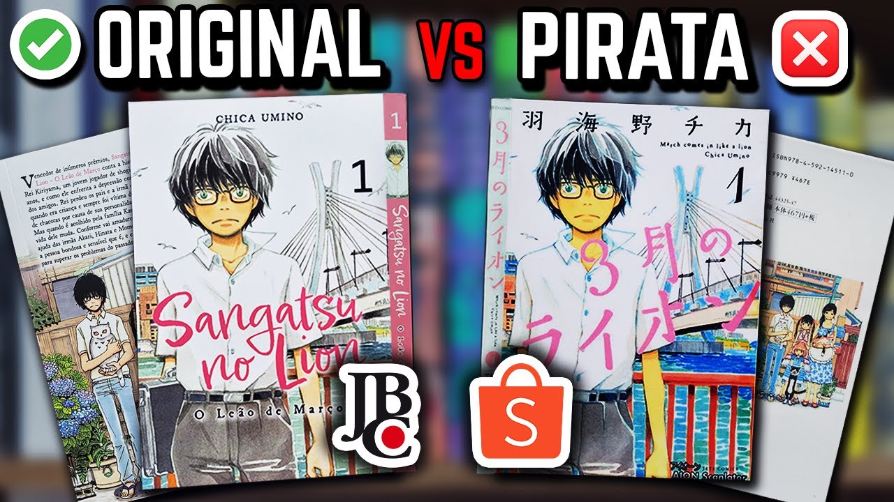 Comprei um MANGÁ PIRATA 