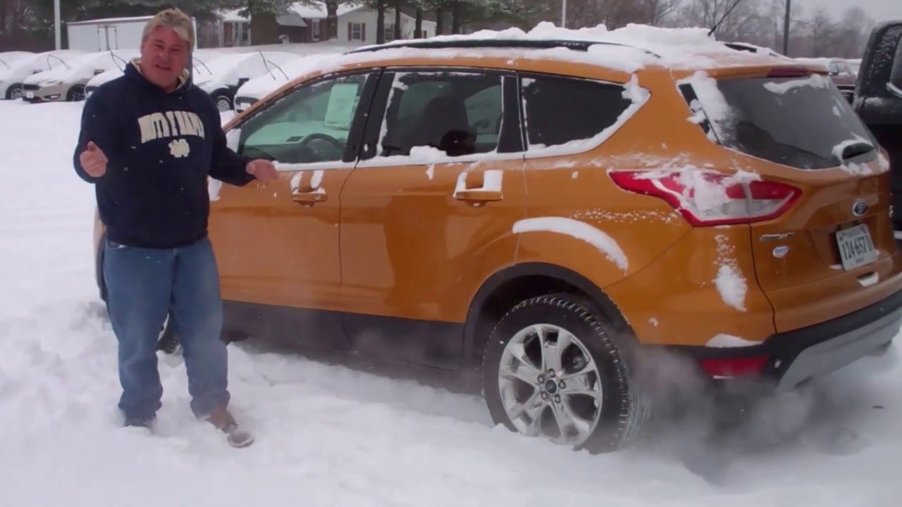 Ron Ginger 2016 Ford Escape Snow Test Drive 12 22 16