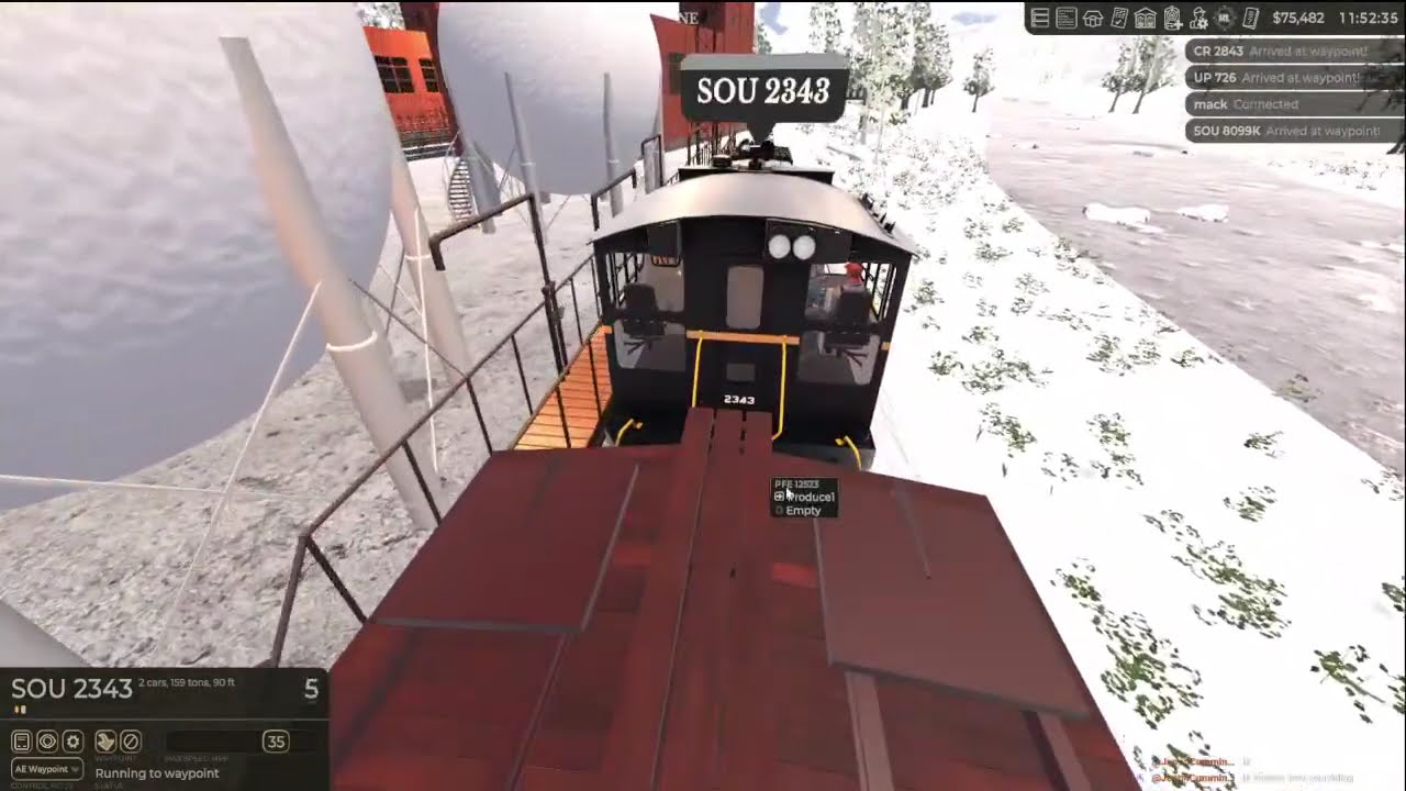 Railroader Conrail EP15: Running and helping out Southern Railroad then Hockey