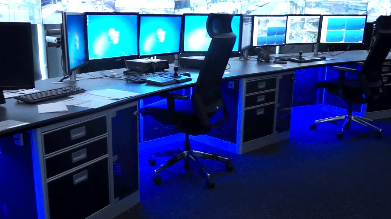 Security Control Room Furniture for Glasgow Operations Centre