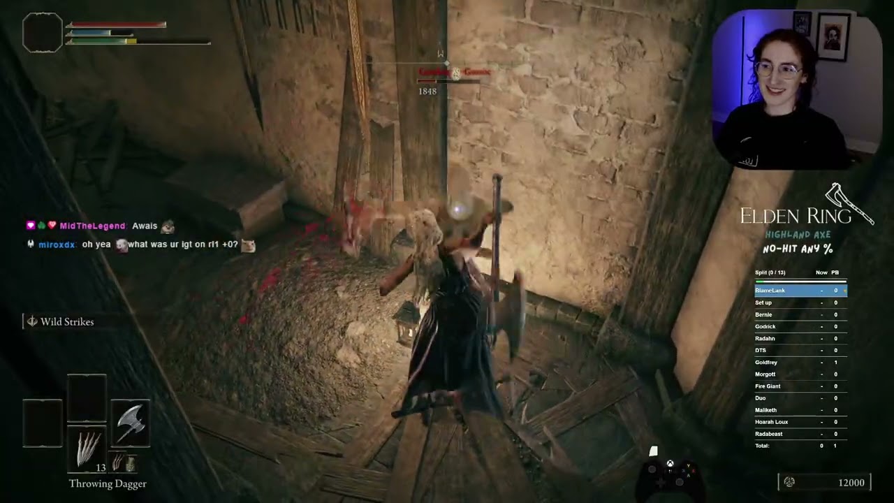 Elden Ring No-hit Any % Highland Axe Only (No Body Buffs/Physick/Infusions)