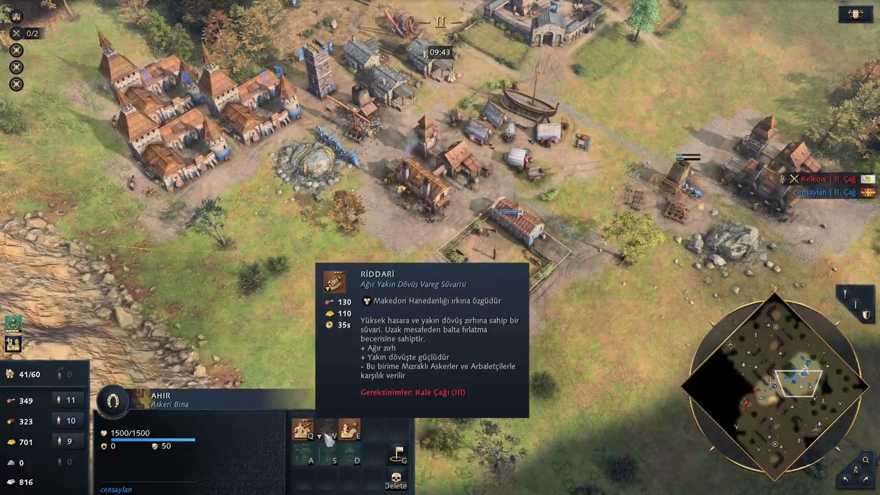 S12E043 Platin 1v1 Sıralı Oyun #aoe4 - MAKEDON vs Japon - Mükemmel Turtling